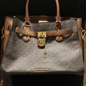 Michael Kors Brown Signature Tote Bag